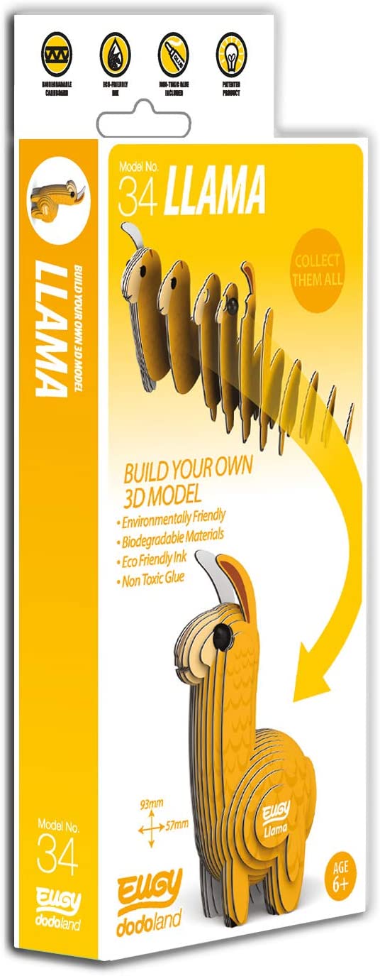 EUGY Llama 3D Puzzle