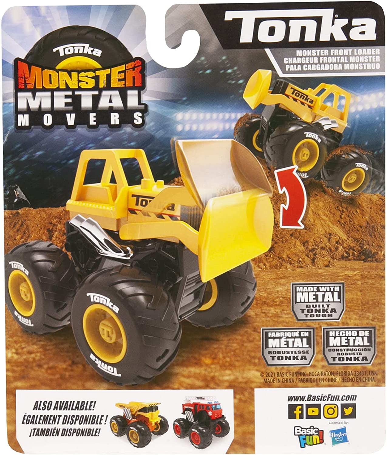 Tonka Metal Movers Monster Machines Front Loader