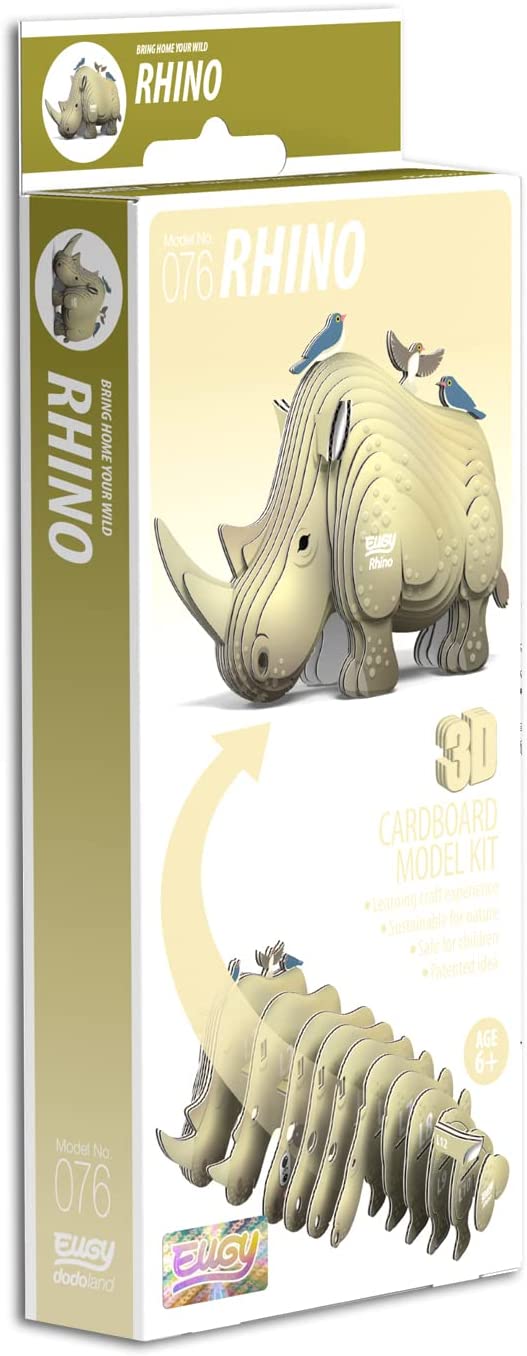 EUGY Rhino 3D Puzzle