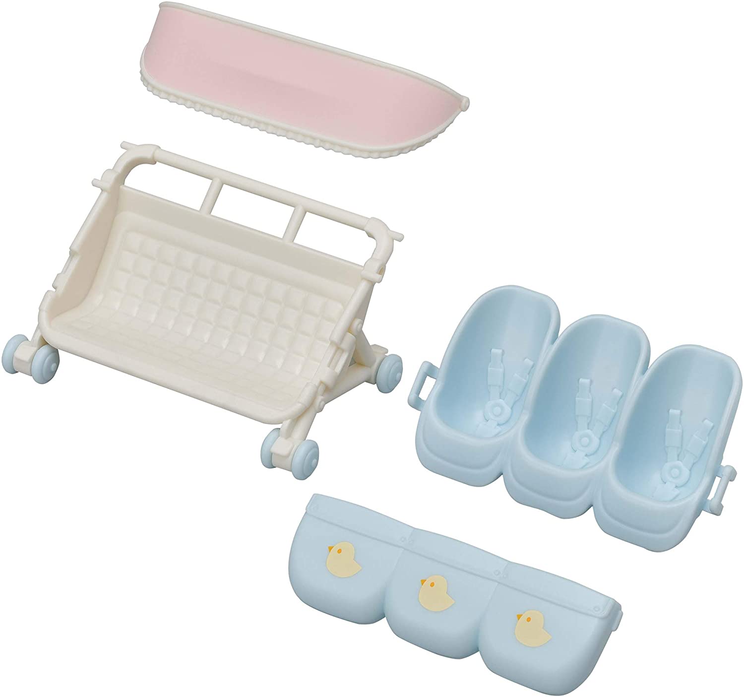 Sylvanian Families Triplets Stroller