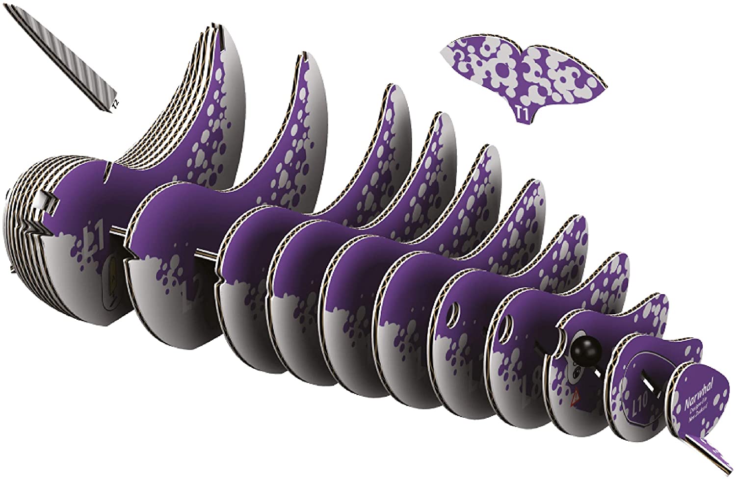 EUGY Narwhal 3D Puzzle