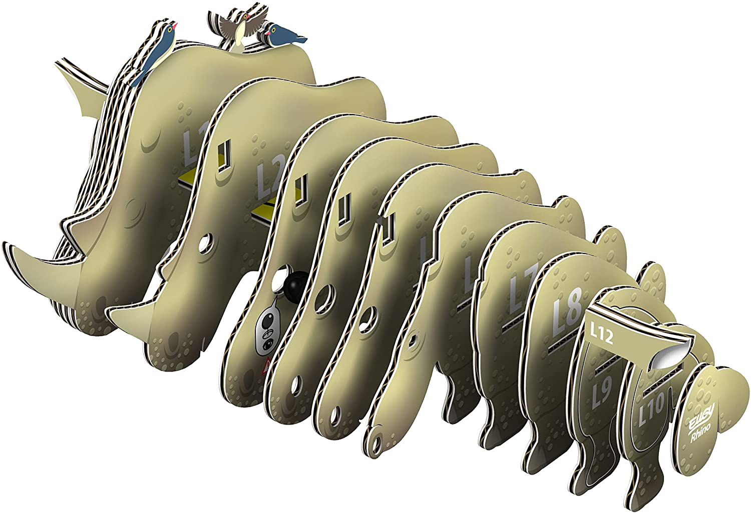 EUGY Rhino 3D Puzzle