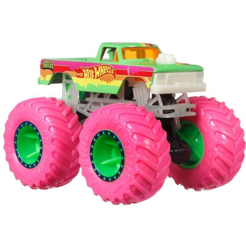 Hot Wheels Monster Trucks Glow in Dark Assorted