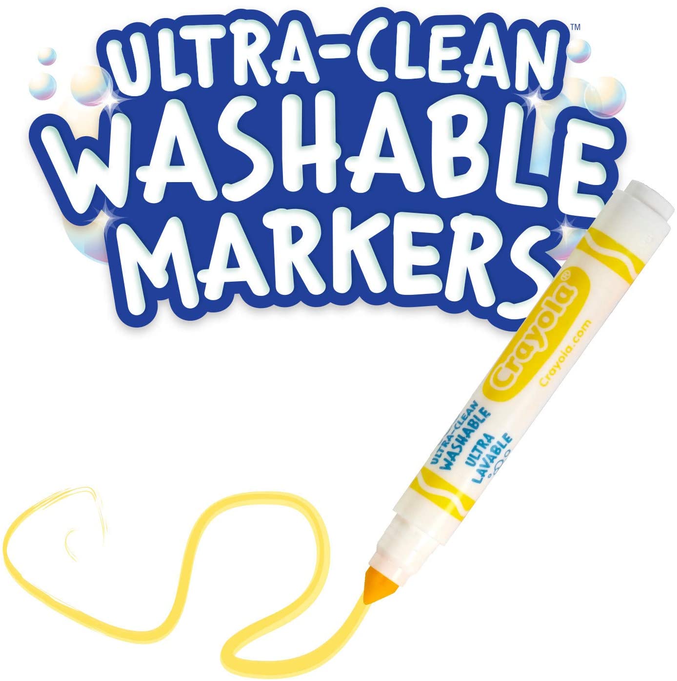 Crayola 8 Ultra Clean Washable Broad Markers