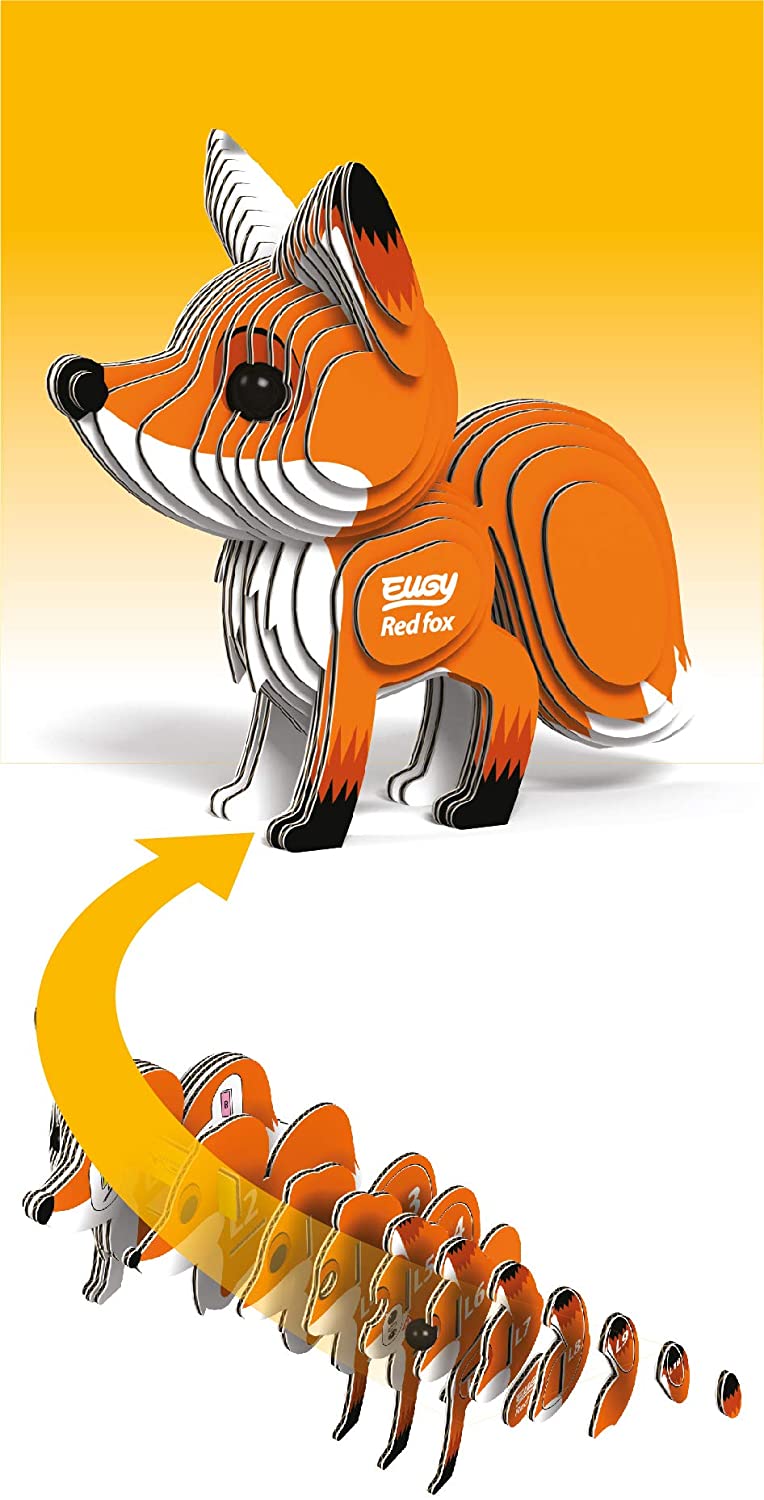 EUGY Red Fox 3D Puzzle