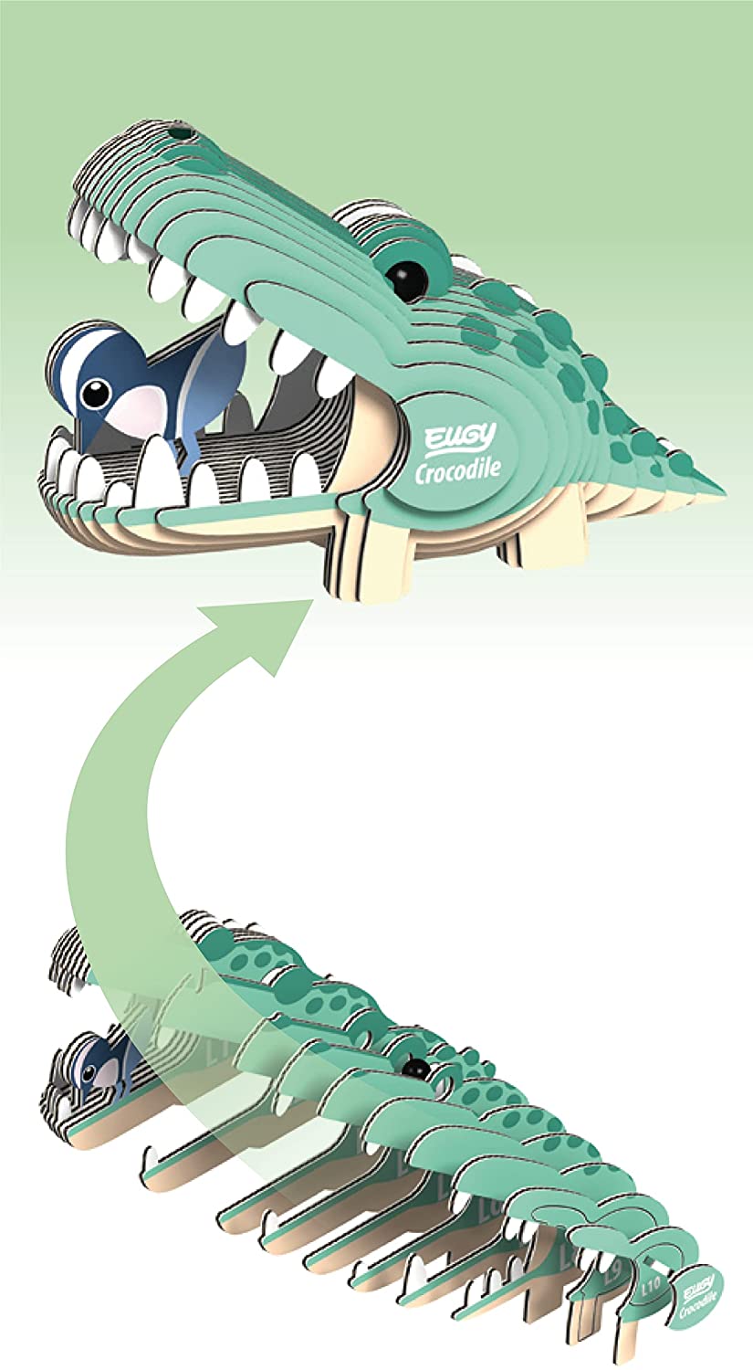 EUGY Crocodile 3D Puzzle