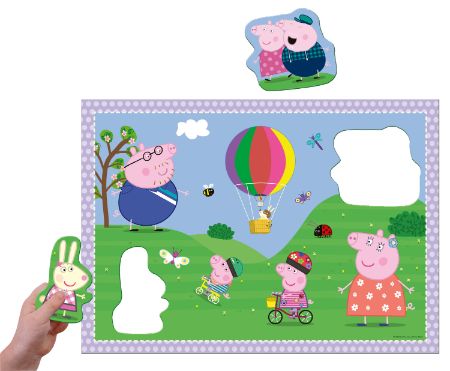 Ravensburger Peppa Pig Shaped Puzzle 24 Piece Jigs