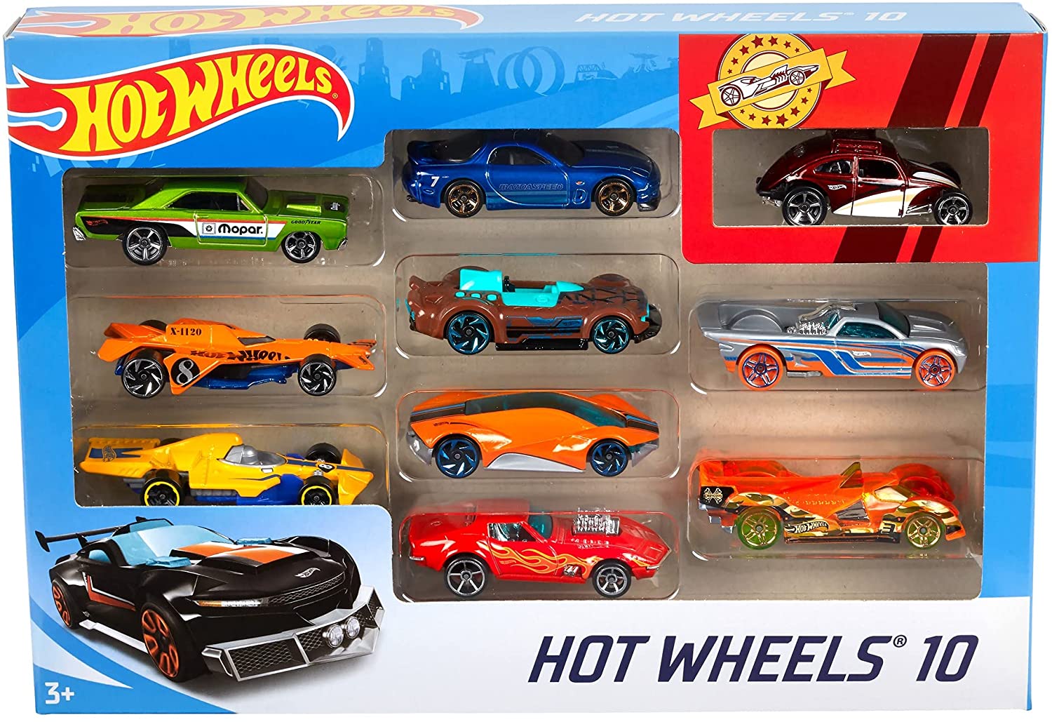 Hot Wheels 10 Car Gift Pack