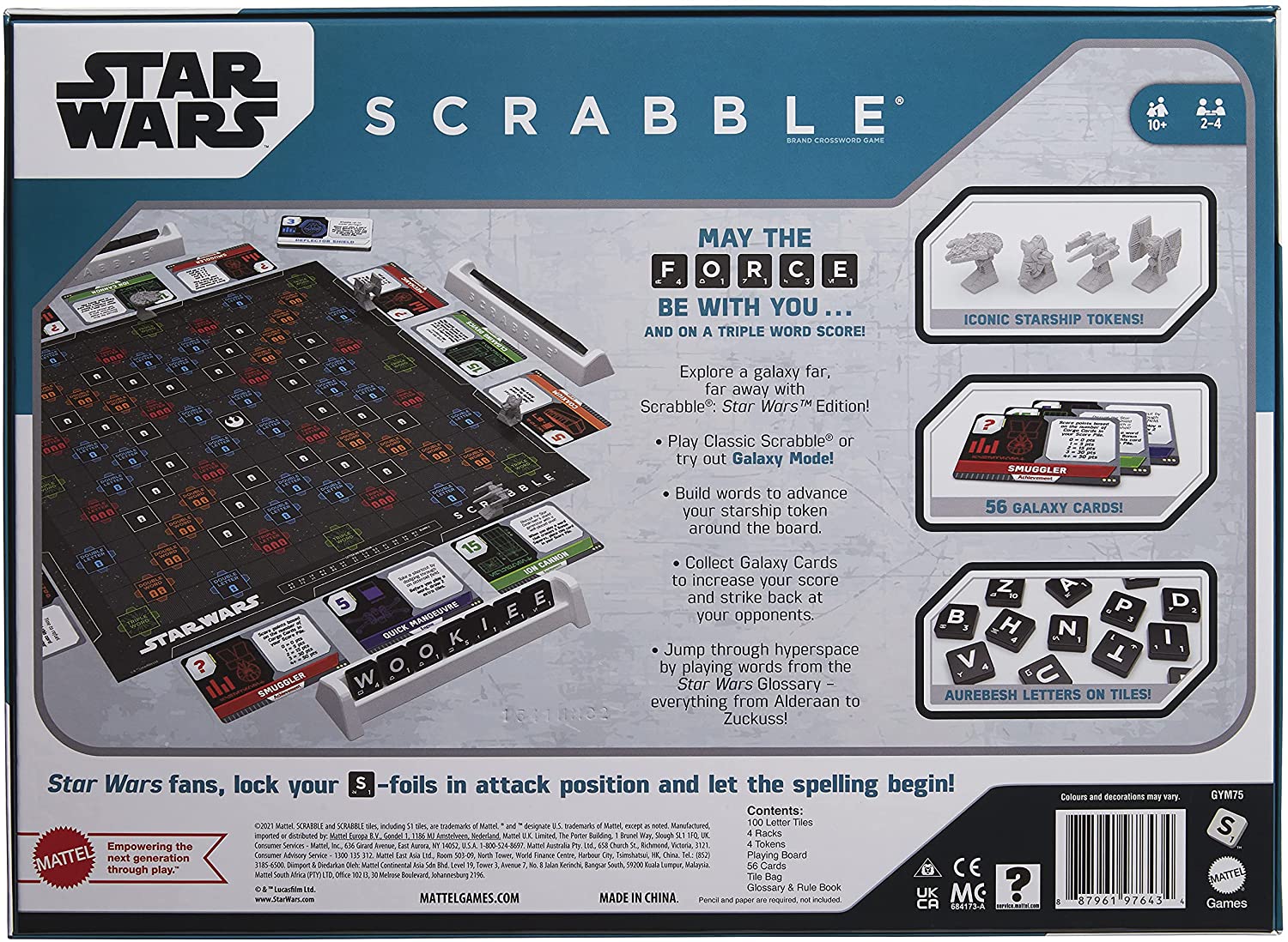 Star Wars Scrabble boardgame