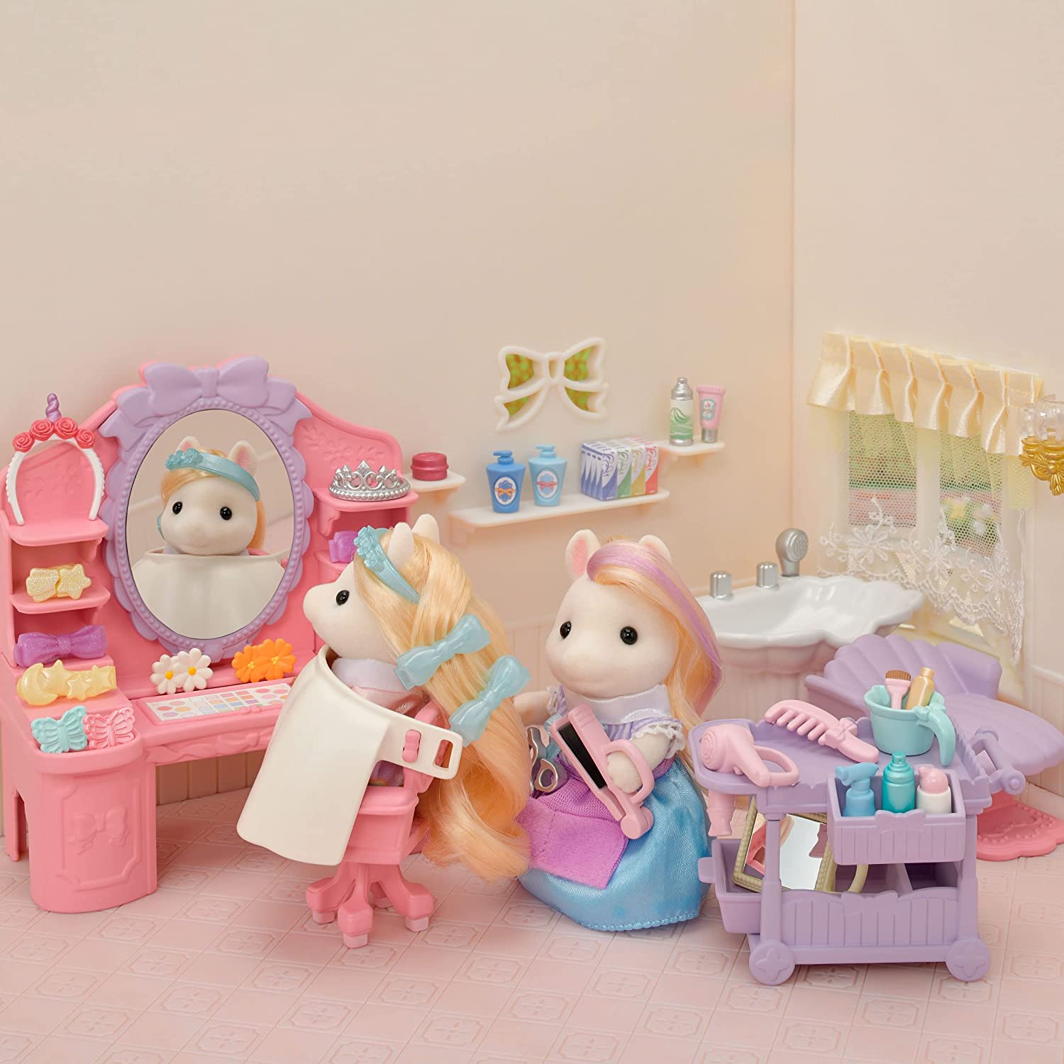 Sylvanian Families Ponys Hair Stylist Set