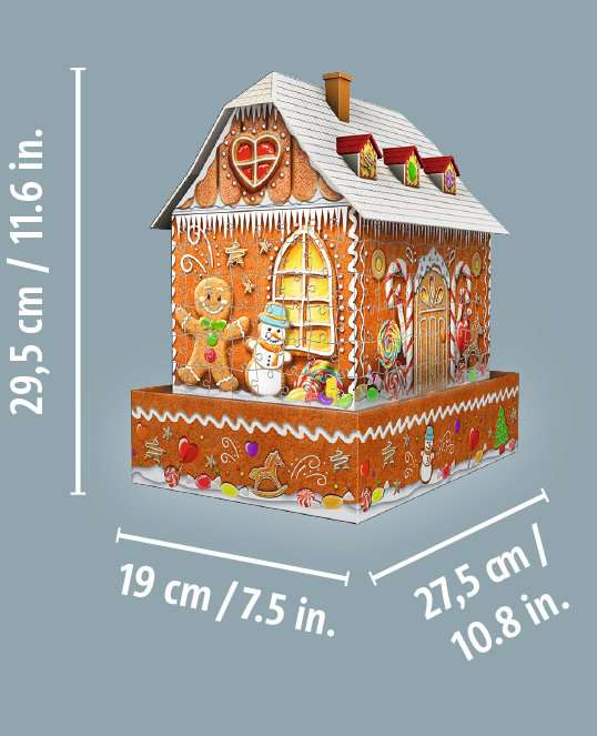 Ravensburger Gingerbread House 3D 216 Piece Jigsaw