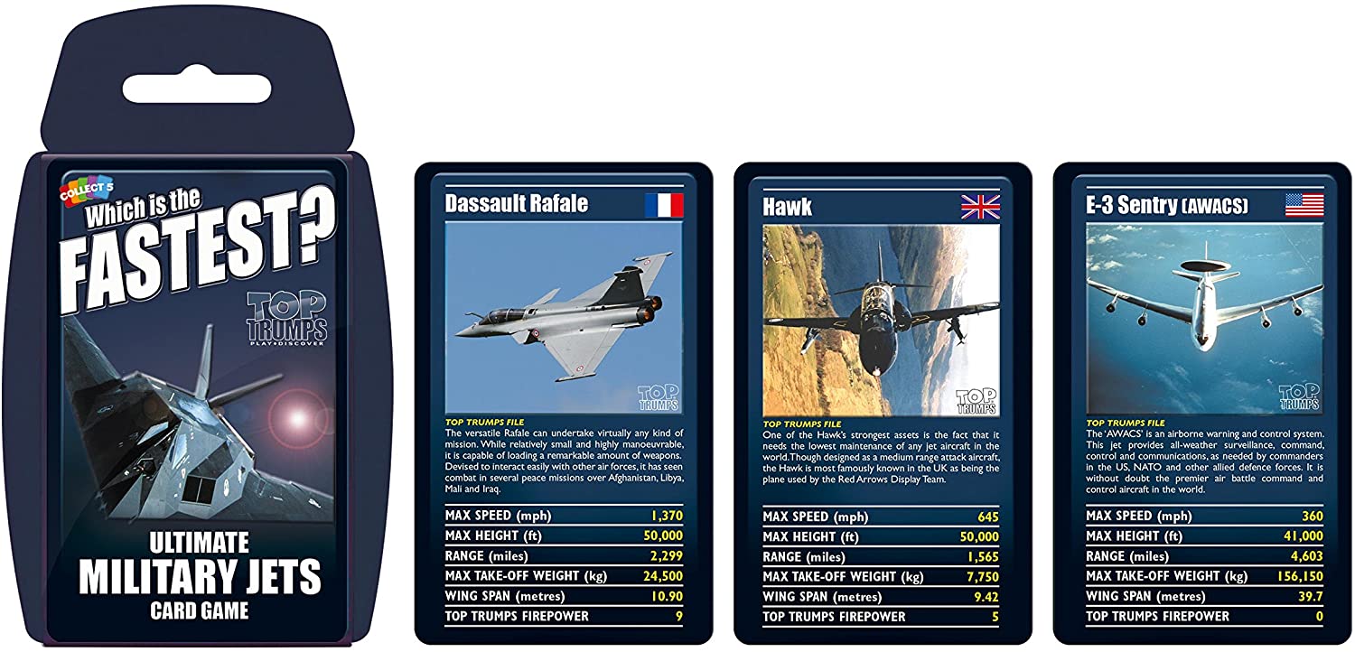 Top Trumps Ultimate Military Jets