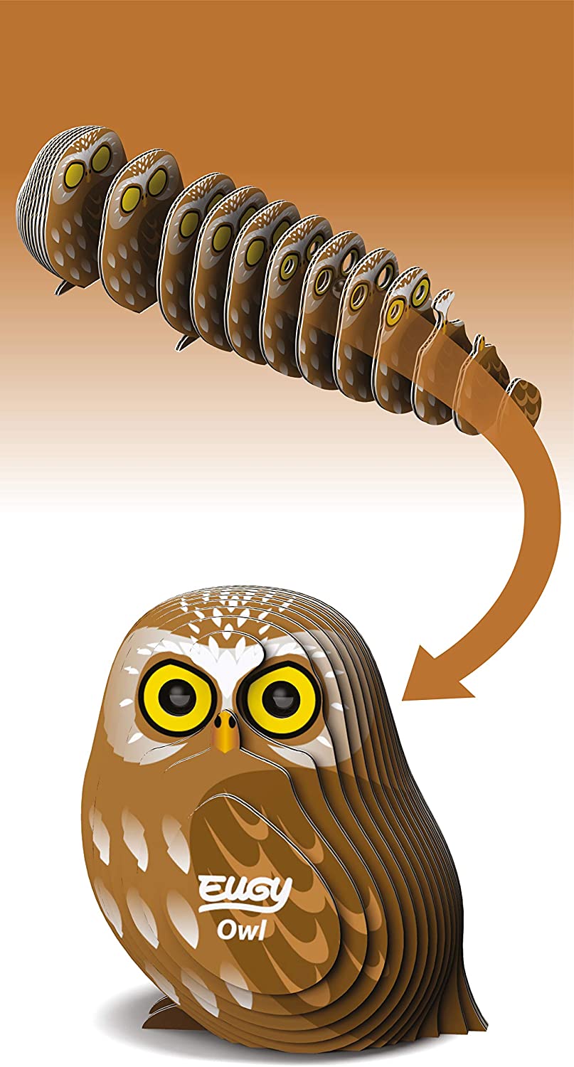 EUGY Owl 3D Puzzle