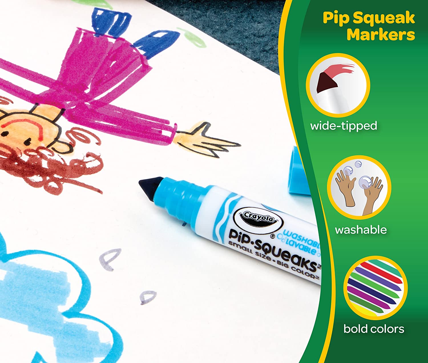 Crayola 14 Pipsqueaks Mini Markers