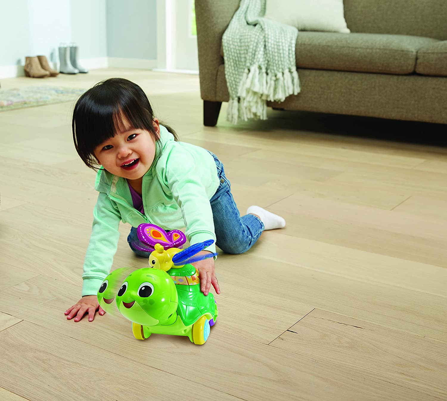 VTech 2 in 1 Push & Discover Turtle