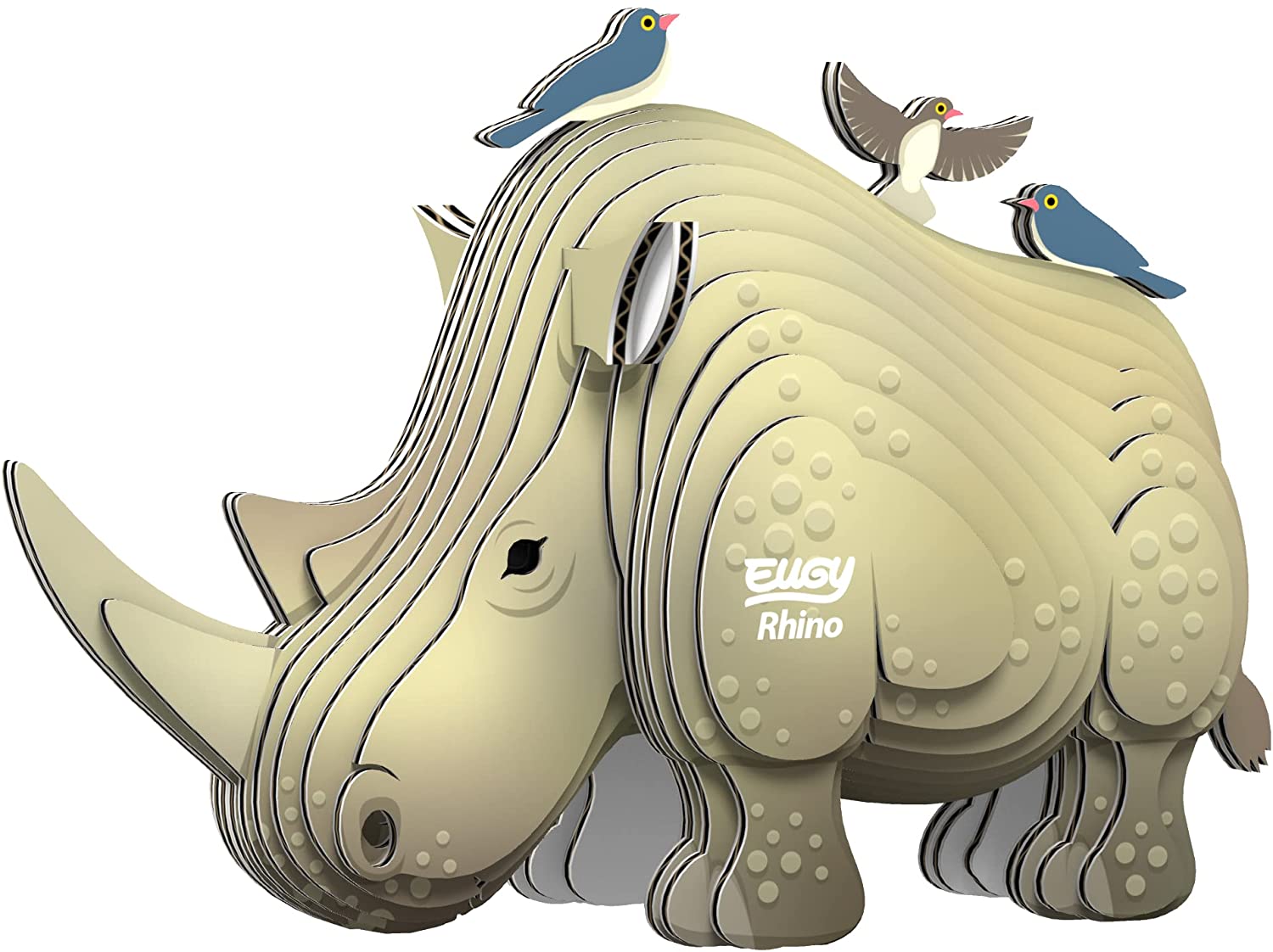 EUGY Rhino 3D Puzzle