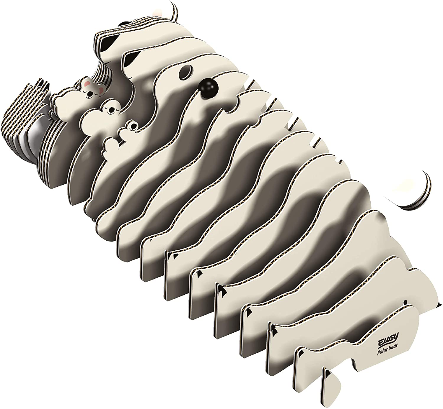 EUGY Polar Bear 3D Puzzle