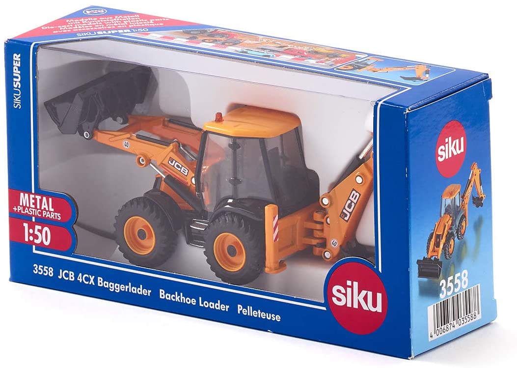 Siku 1:50 JCB 4CX Backhoe Loader