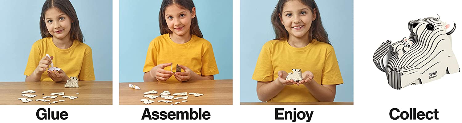 EUGY Polar Bear 3D Puzzle