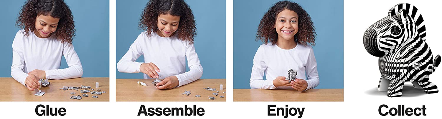 EUGY Zebra 3D Puzzle