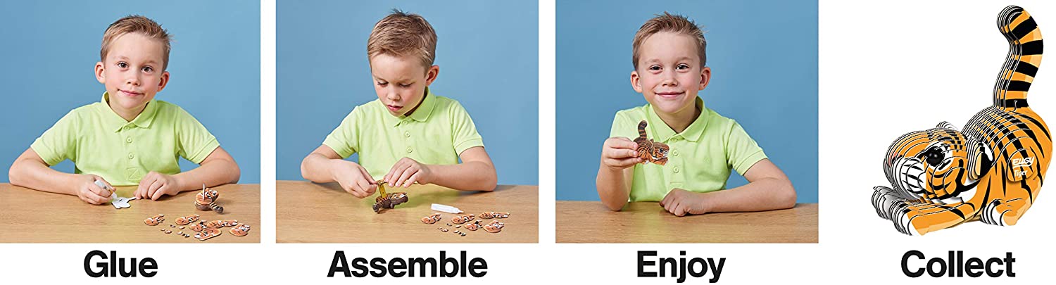 EUGY Tiger 3D Puzzle