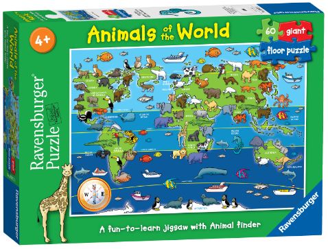 Animals Of The World Giant Floor Puzzle