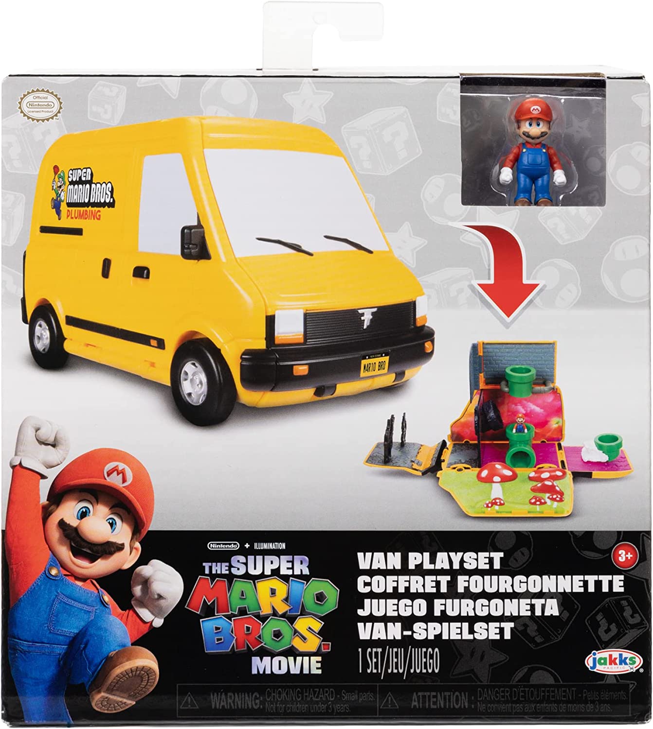Super Mario Movie Van Playset