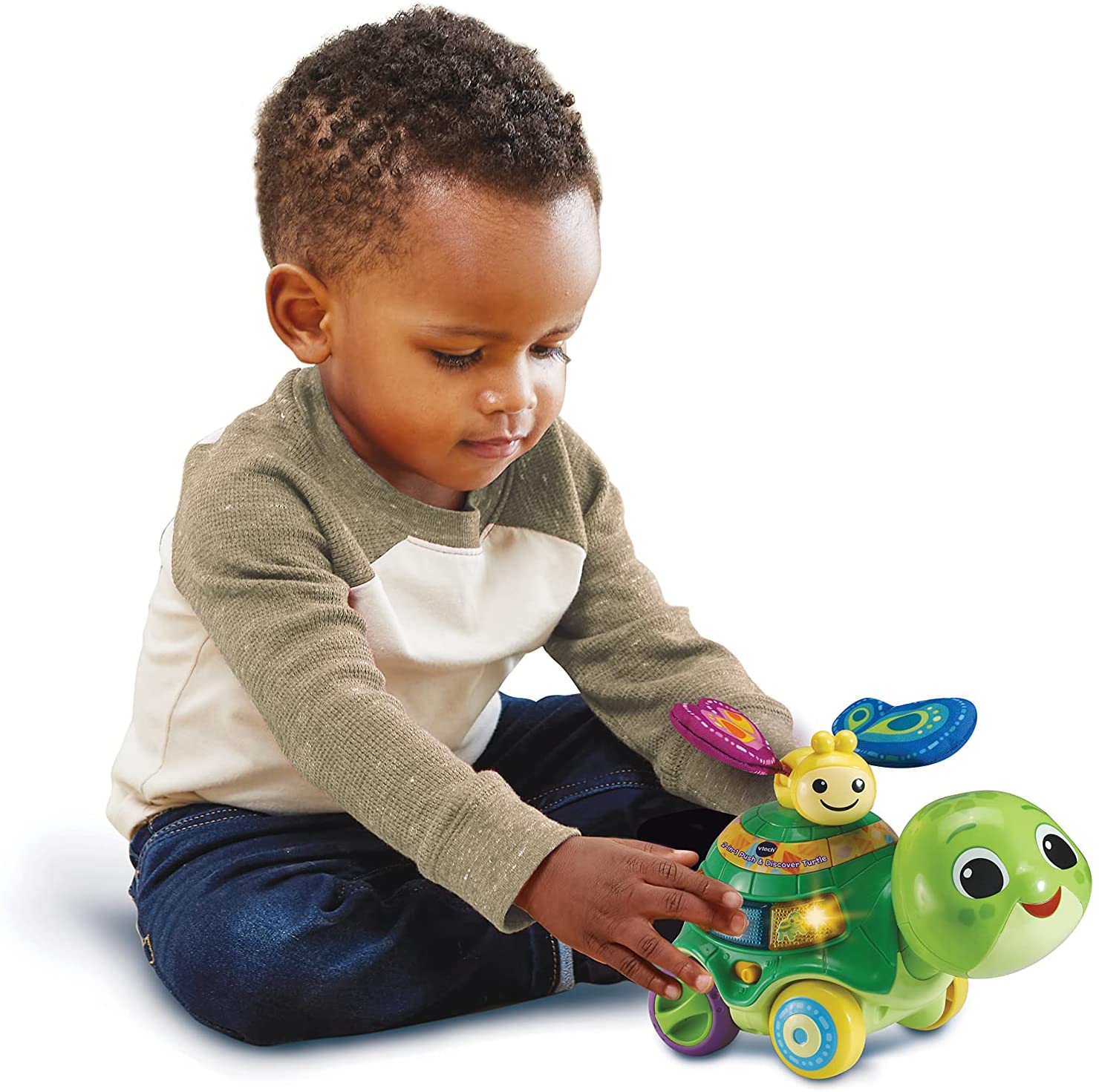 VTech 2 in 1 Push & Discover Turtle