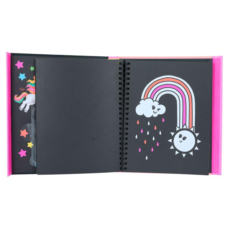 YLVI Neon Colouring Book