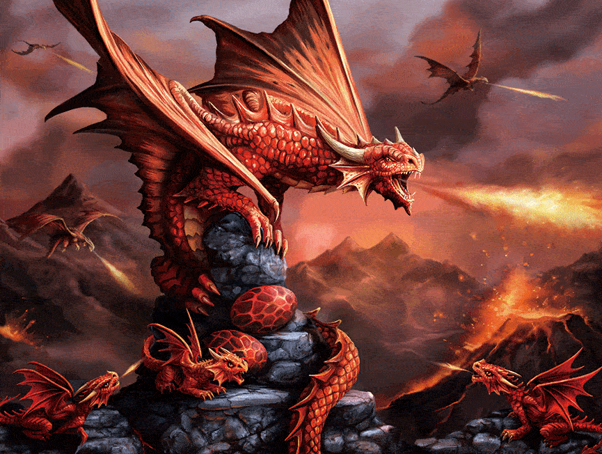Fire Dragon 500 Piece 3D Jigsaw Puzzle