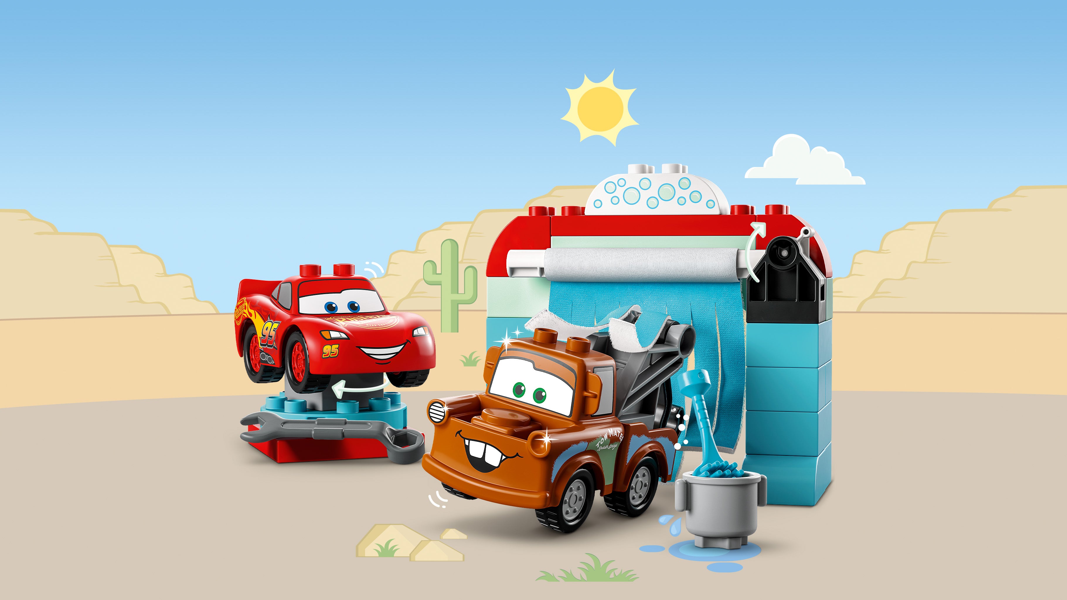 Lego 10996 Lightning McQueen & Maters Car Wash Fun