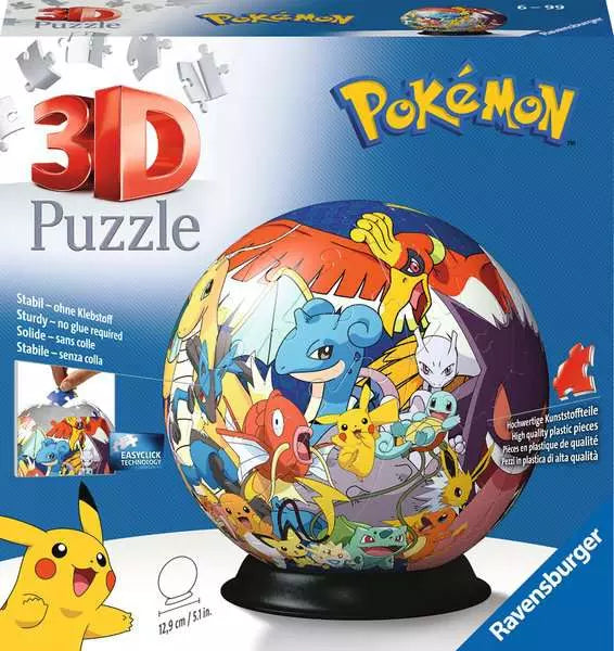 Pokemon 3D PokeBall 72 piece Puzzle