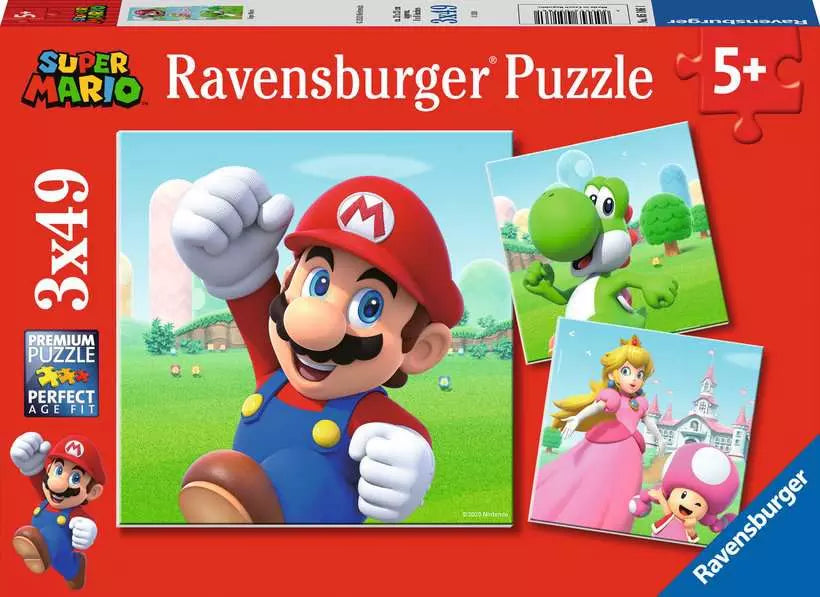 Ravensburger Super Mario 3x49 Piece Jigsaw