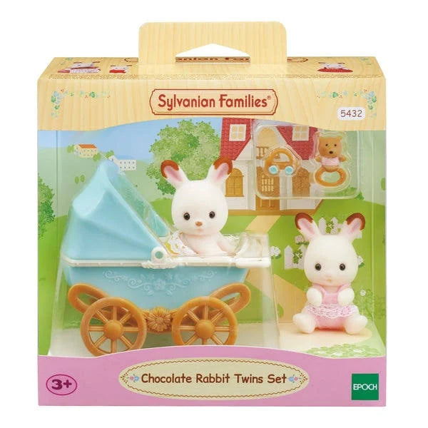 Sylvanian families chocolate rabbit best sale baby set