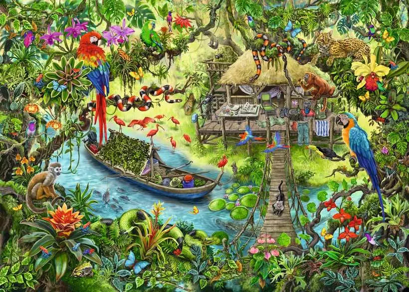 Ravensburger Jungle Journey 368 Piece Jigsaw