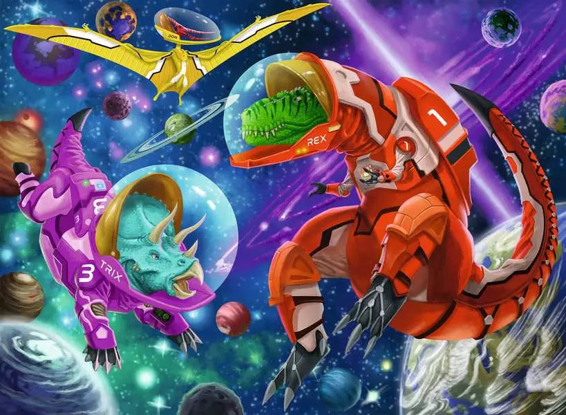 Ravensburger Space Dinosaurs 200 Piece Jigsaw