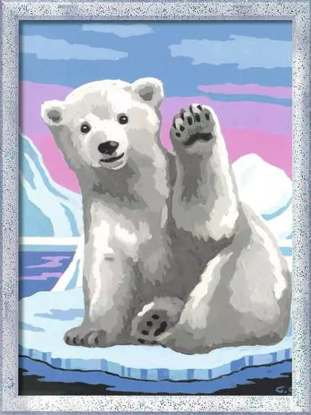 CreArt Paint by Numbers - Pawesome Polar Bear