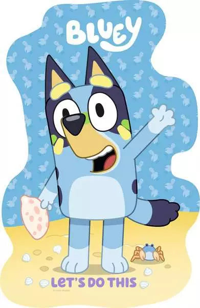 Bluey 4 Large Shaped Puzzles