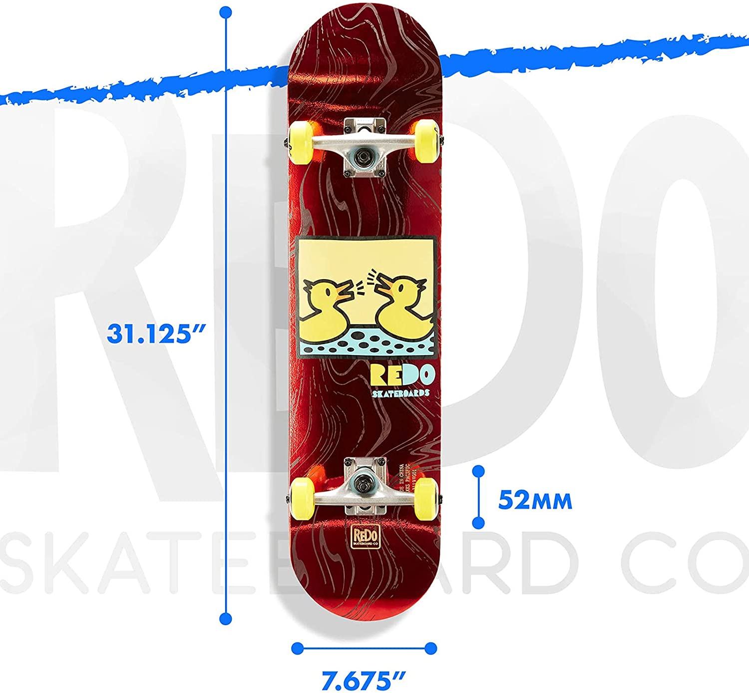 Redo Eye Candy Ducks Skateboard