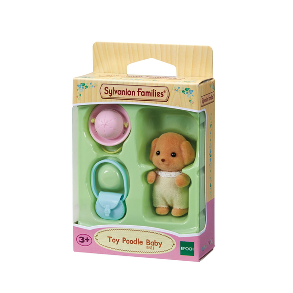 Sylvanian families store toy poodle family