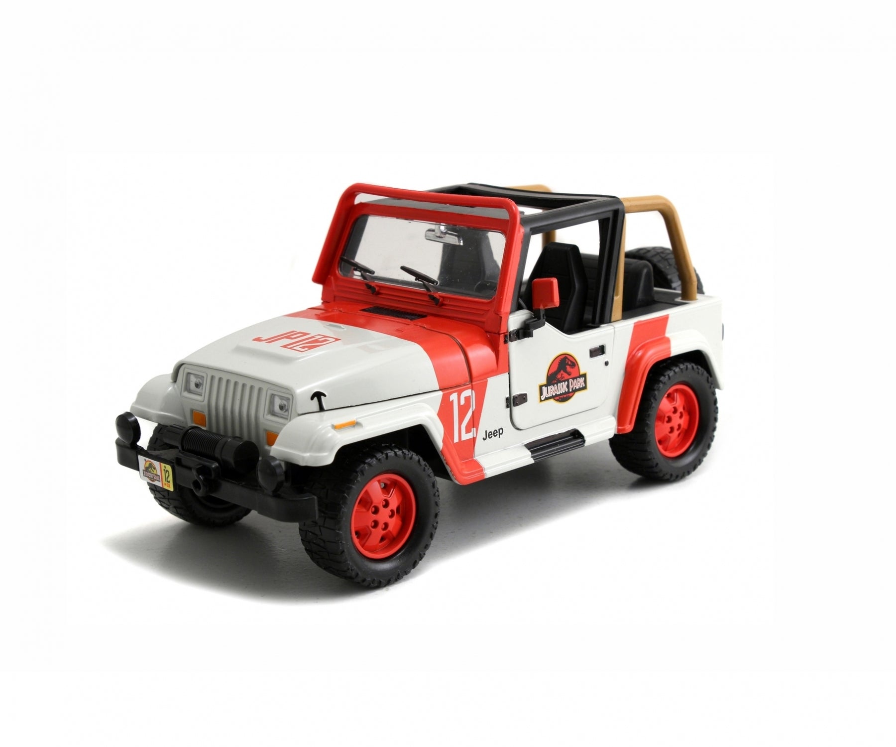 Jada Jurassic Park Jeep Wrangler 1:24 Die Cast