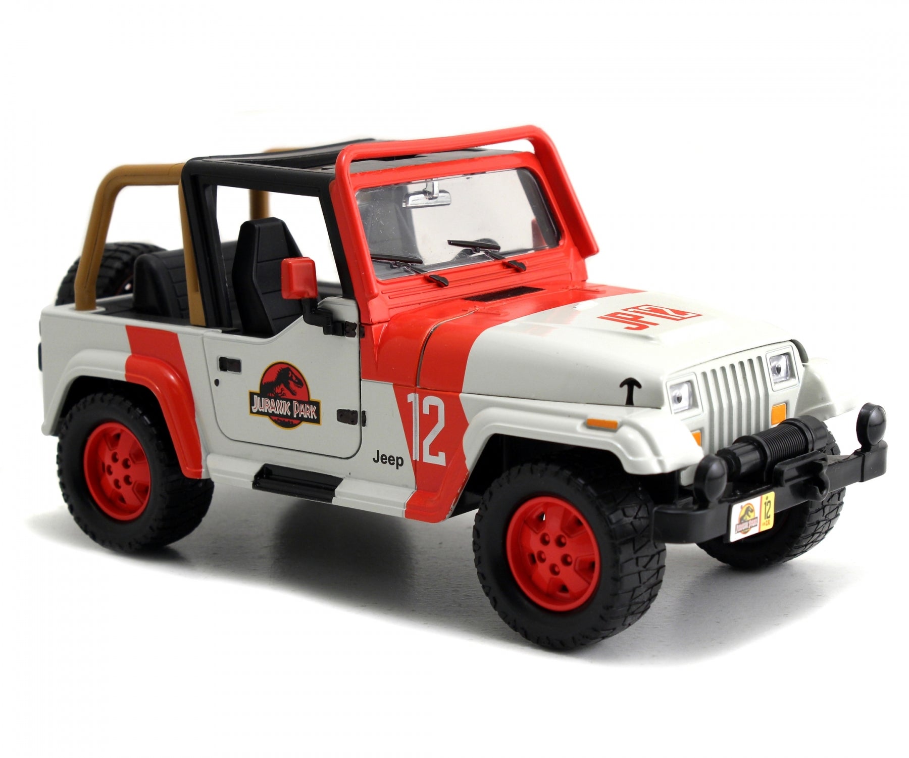 Jada Jurassic Park Jeep Wrangler 1:24 Die Cast