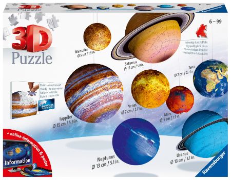 Ravensburger Planetary Solar System 3D Puzzle