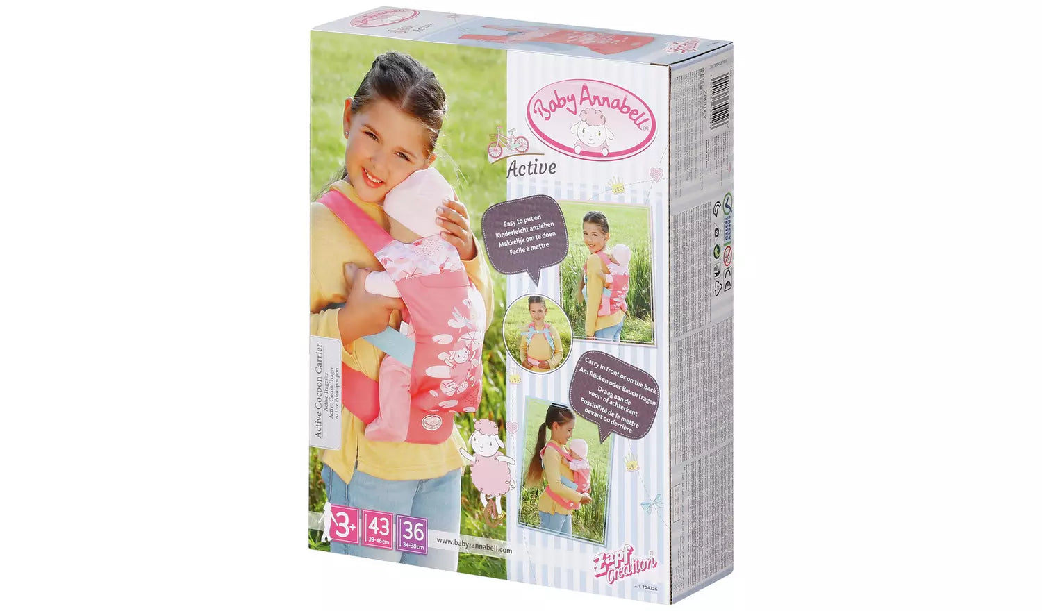 Baby annabell carrier sale