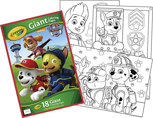Crayola Paw Patrol Giant Colouring Pages