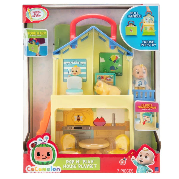 Cocomelon Pop n Play House Playset