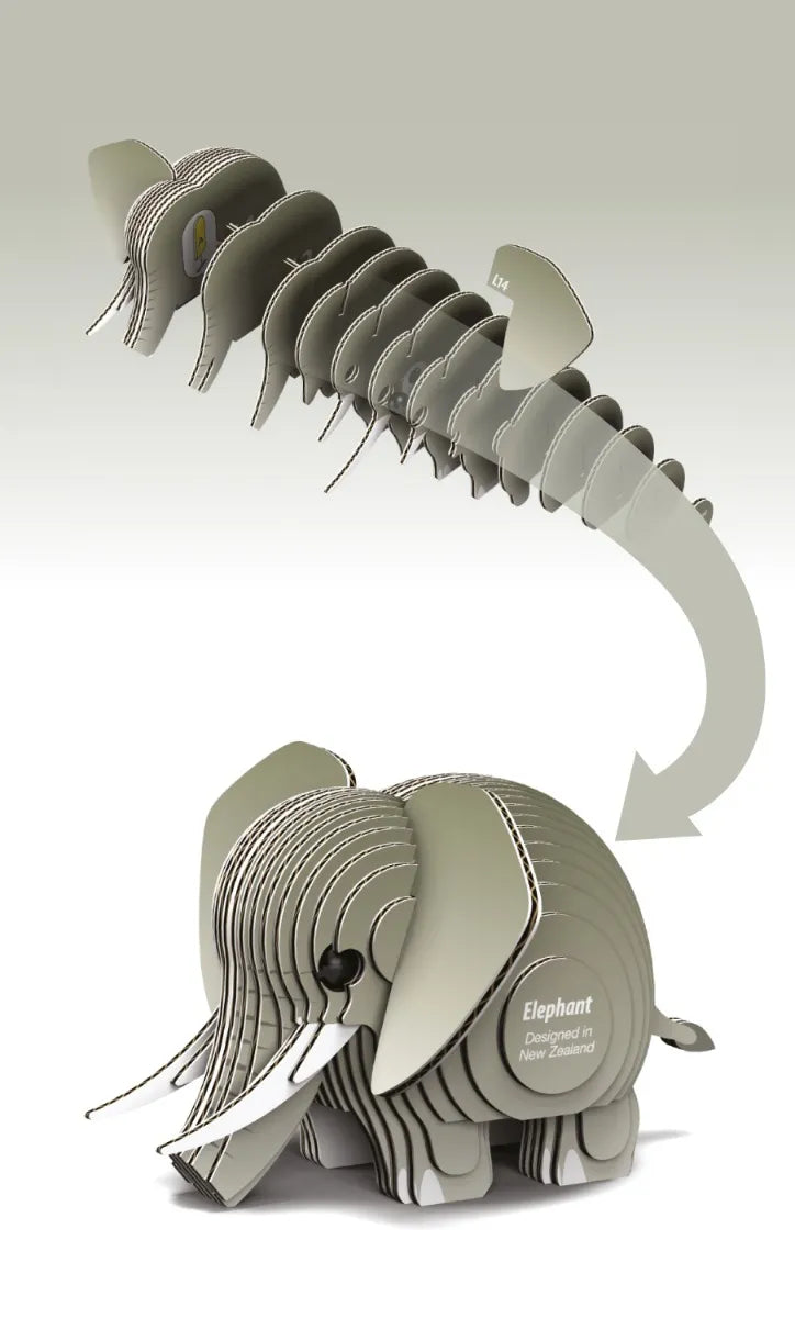 EUGY Elephant 3D Puzzle