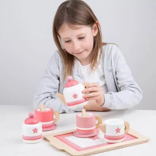 Tea Tray Pink