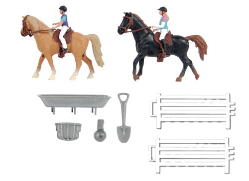 Kids Globe Horseset With 2 Horses