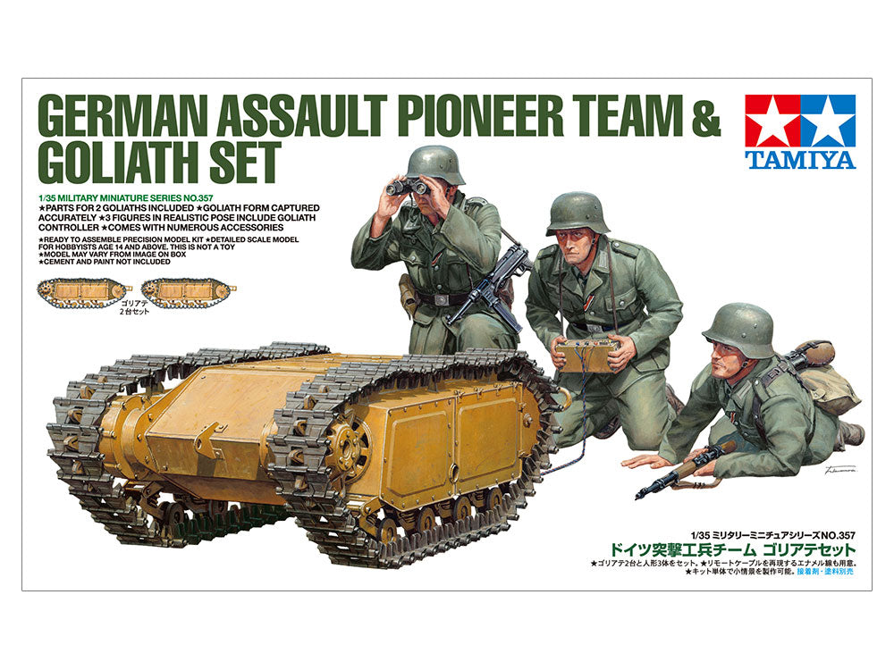 Tamiya German Pioneer & Goliath 1:35 Scale Kit